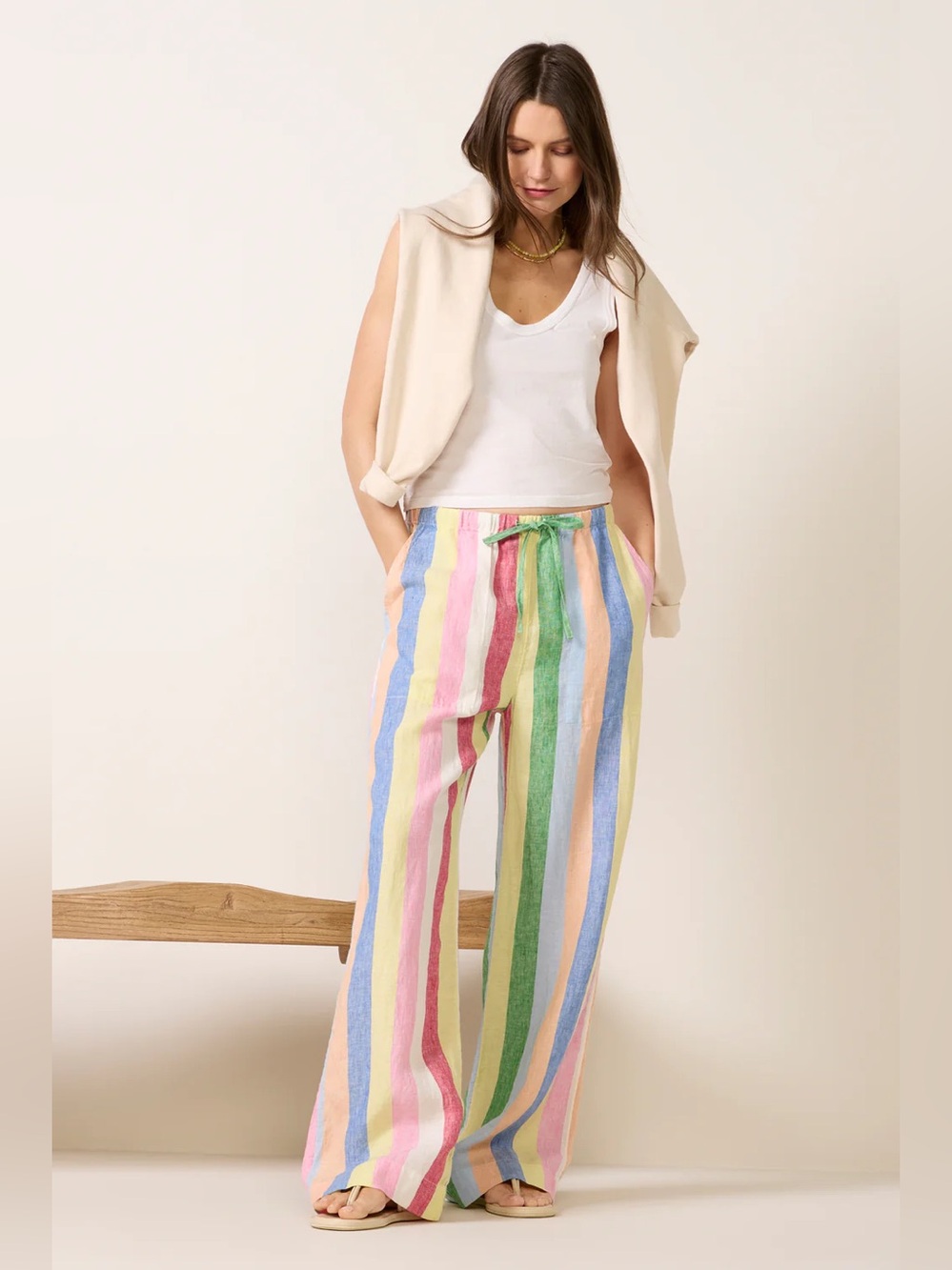 Faherty Laidback Linen Pant